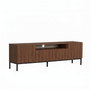 Nordure Rivoli Soporte para TV Milano Walnut y Negro